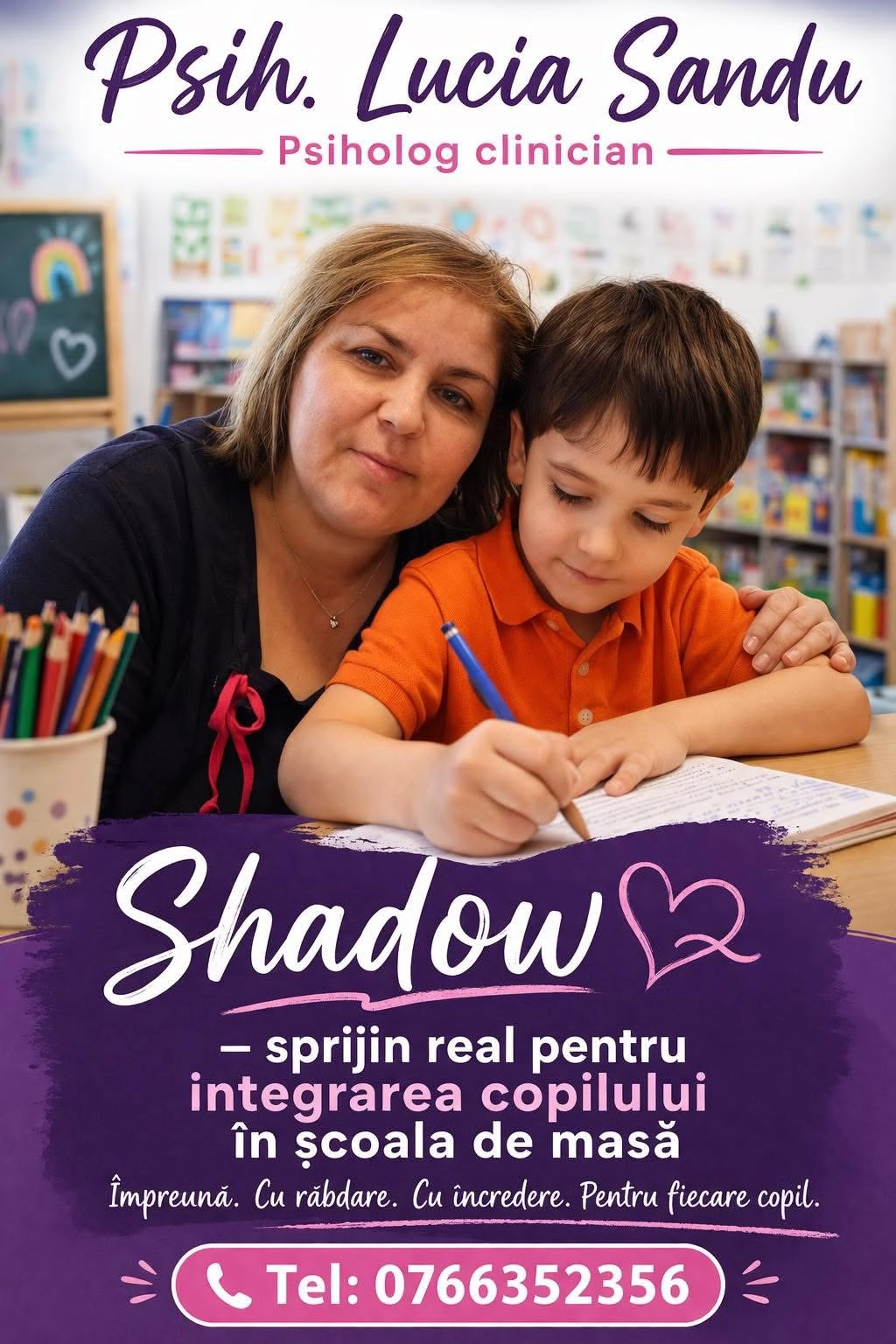Shadow - sprijin real in integrarea copilului